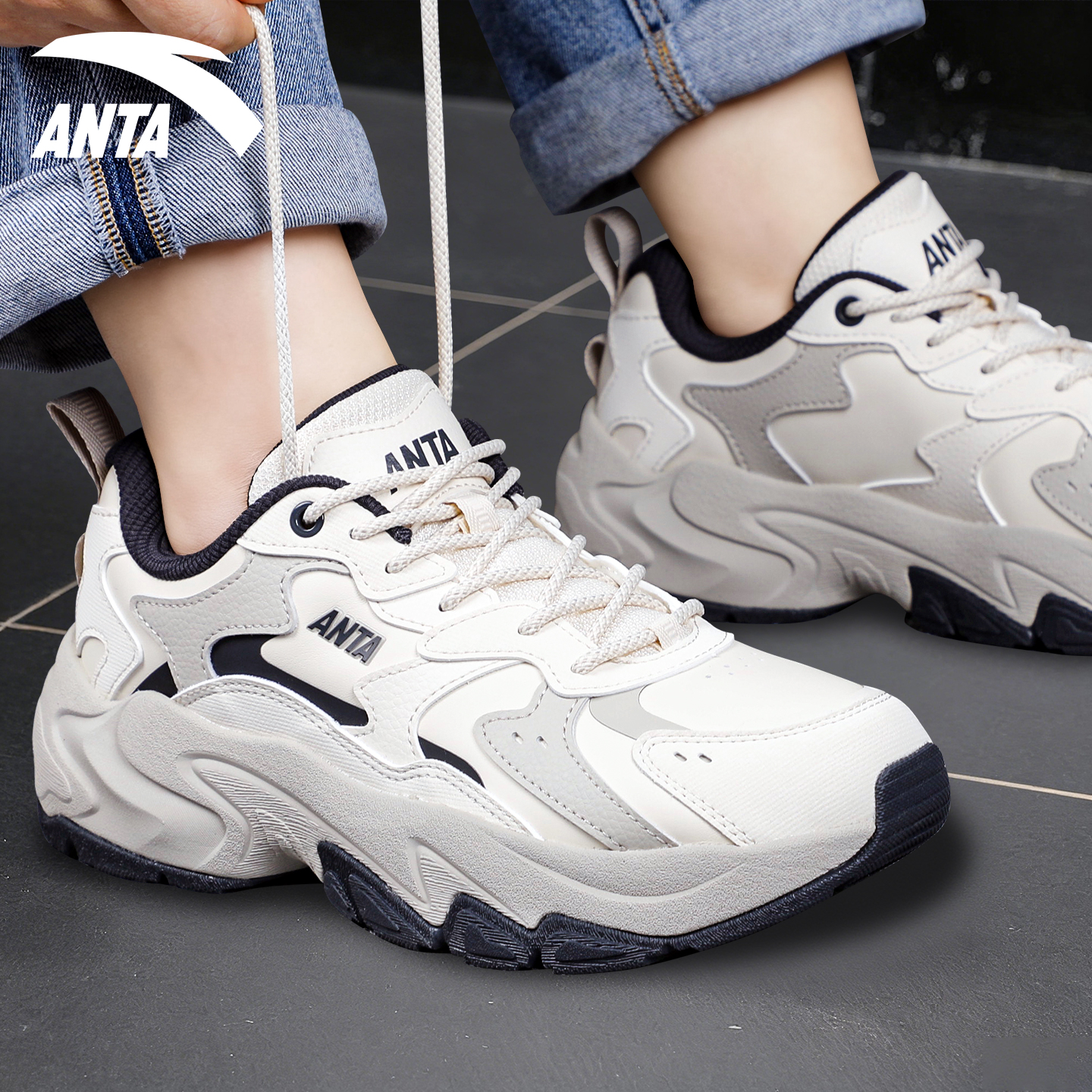 安踏星海2.0男鞋增高缓震