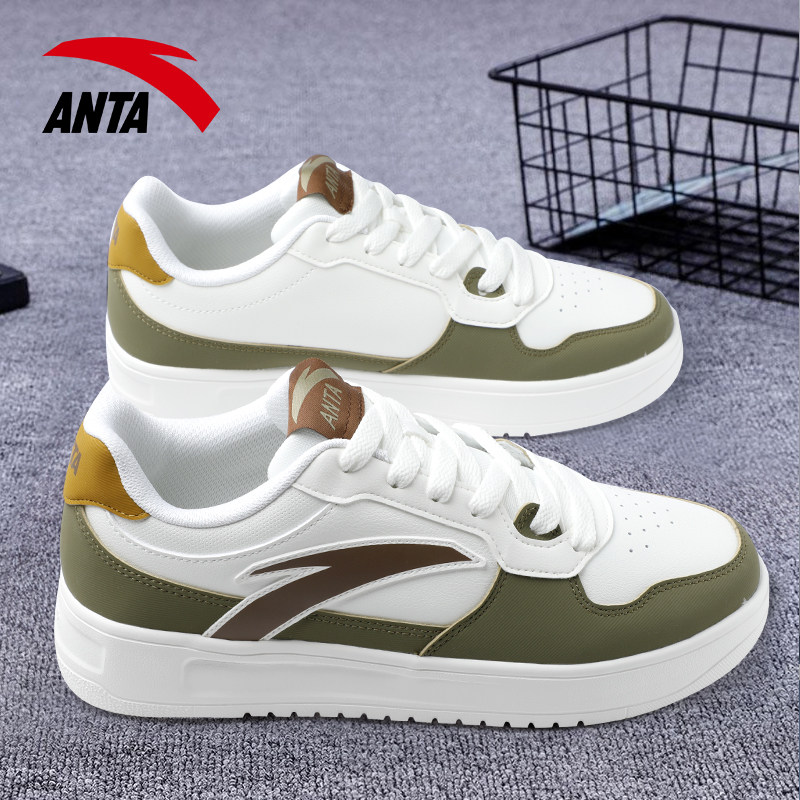 安踏男鞋板鞋低帮小白鞋冬季2025新款透气厚底轻便撞色休闲运动鞋,运动鞋new,板鞋,淘宝优惠券,粉丝福利购,淘宝优惠卷