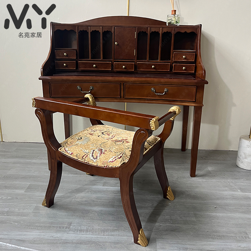 艺术风储存美式复古梳妆台可定制