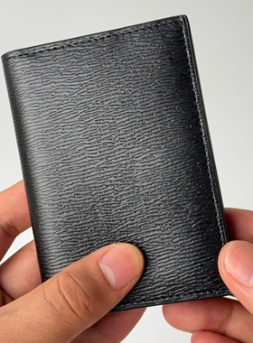 【皮先生专属】男士进口牙签纹牛皮名片夹多功能卡包卡夹 班同款