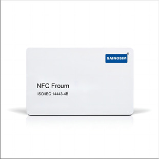 非接触式14443-4 B NFC Forum TypeB 感应测试白卡NDEF格式CPU卡