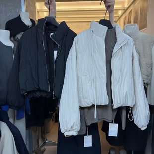 气质百搭立领抽绳短款 时尚 白鸭绒羽绒服2265 新款 WEARELAB2025冬季