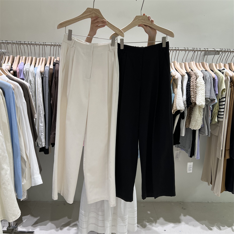 气质高腰中长款纯色棉麻半身裙