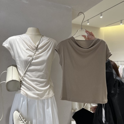 FN爱与南希2026春夏新款通勤简约气质百搭T恤上衣小衫