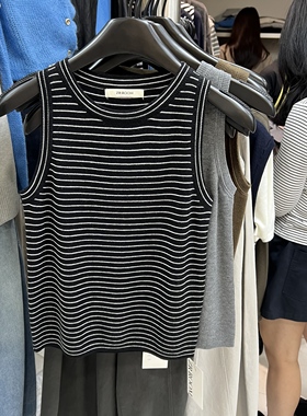 十三行ZR ROOM2025秋冬新款圆领纯色显瘦羊毛背心打底衫上衣25117