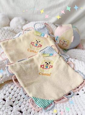 日本c*mbi婴儿纯棉毛巾料撕扯巾响纸宠物狗狗发声玩具猫咪安抚巾