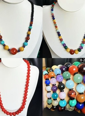 公主塔链；手链天然玛瑙项链男女