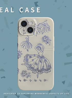 芭蕾舞蹈生~菲林手机壳亮面适用苹果16promaxiphoneOPPORENO10PROFINDX5PRO荣耀MAGIC4PROVIVOX200IQOONEO6