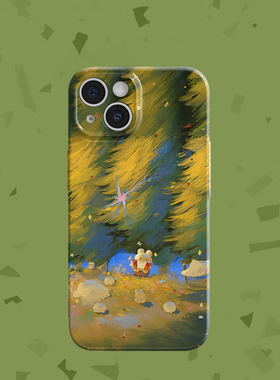 手风琴兔兔森木系氛围感菲林手机壳适用苹果16promaxiphoneOPPORENO10FINDX5PROMAGIC4PROVIVOX200IQOONEO6