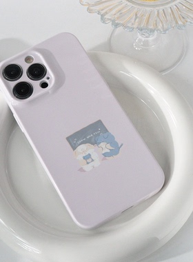 韩系可爱淡紫色菲林手机壳亮面适用苹果13promaxiphone15PROMAX15plus15PRO华为NOVA4NOVA10PRO小米13VIVOX90