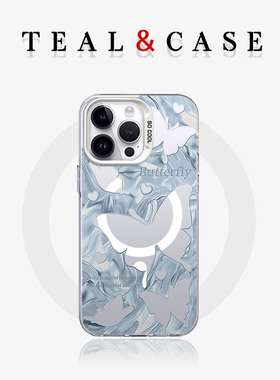 Magsafe磁吸IMD白色红色绿色蓝色粉色手机壳适用于苹果16promax15pro14iphone13华为mate70pro15Plus17保护套