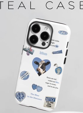 TEALCASE·苹果13/14/15promax全包手机壳卡通可爱华为/荣耀/小米/红米/vivo/oppo/二合一菲林壳小清新insY2K