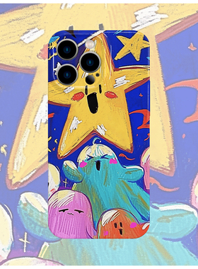 原创图案元气之星菲林手机壳适用苹果16promaxiphoneOPPORENO10PROFINDX5PRO荣耀MAGIC4PROVIVOX200IQOONEO6