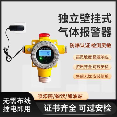 可燃气体报警器独立控制探测器液化天然气泄露报警器插电即用探头