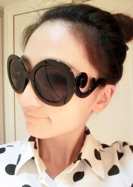 你和我的倾城时光曹曦文Grace同款墨镜网红街拍祥云款太阳眼镜