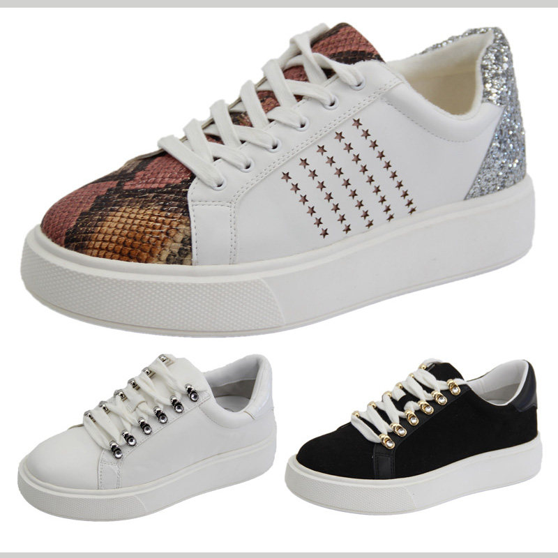 大码女鞋松糕厚底时尚个性小众女士低帮系带镂空透气休闲板鞋青年,女鞋,休闲板鞋,淘宝优惠券,粉丝福利购,淘宝优惠卷