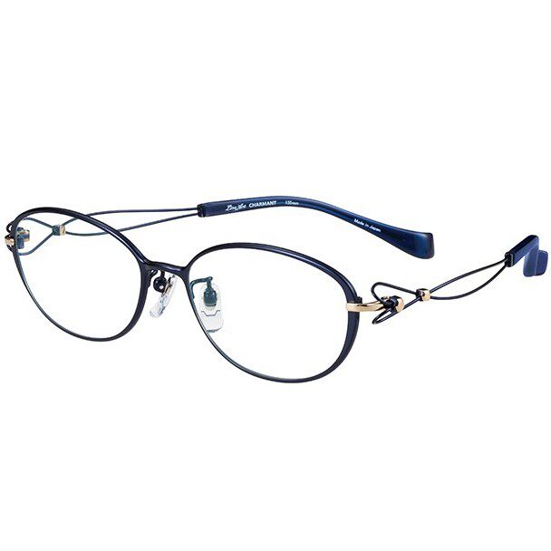 Charmant夏蒙眼镜架线钛超轻纯钛眼镜框女式商务全框近视镜XL1659