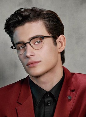 新款MASUNAGA增永 ASTORIA男女复古休闲全框纯钛近视镜框眼镜架