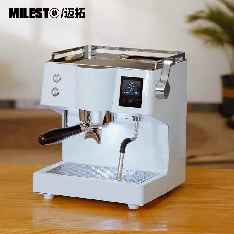 MIlesto/迈拓EM-19M4意式半自动咖啡机家用智能铜锅炉奶咖同时做 - 封面