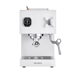 Petrus/柏翠 PE3888直白咖啡机双锅炉意式家用全半自动小型一体机