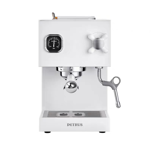 Petrus/柏翠 PE3888直白咖啡机双锅炉意式家用全半自动小型一体机