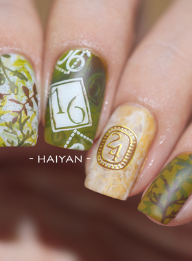 俄罗斯田园猫 美甲hehe plus印花模板印花板钢板 童话/英雄/ORZ