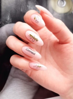 俄罗斯田园猫 LAK 烫金烫银美甲贴纸 水转印指甲贴纸 F001-F058