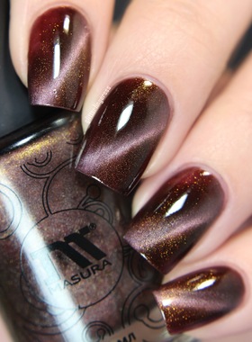 俄罗斯田园猫Masura115-318 11ml猫眼指甲油磁性珠宝显白免烤