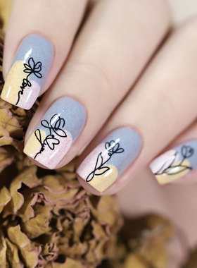 俄罗斯田园猫KADS印花板印花模板彩绘钢 几何1-23