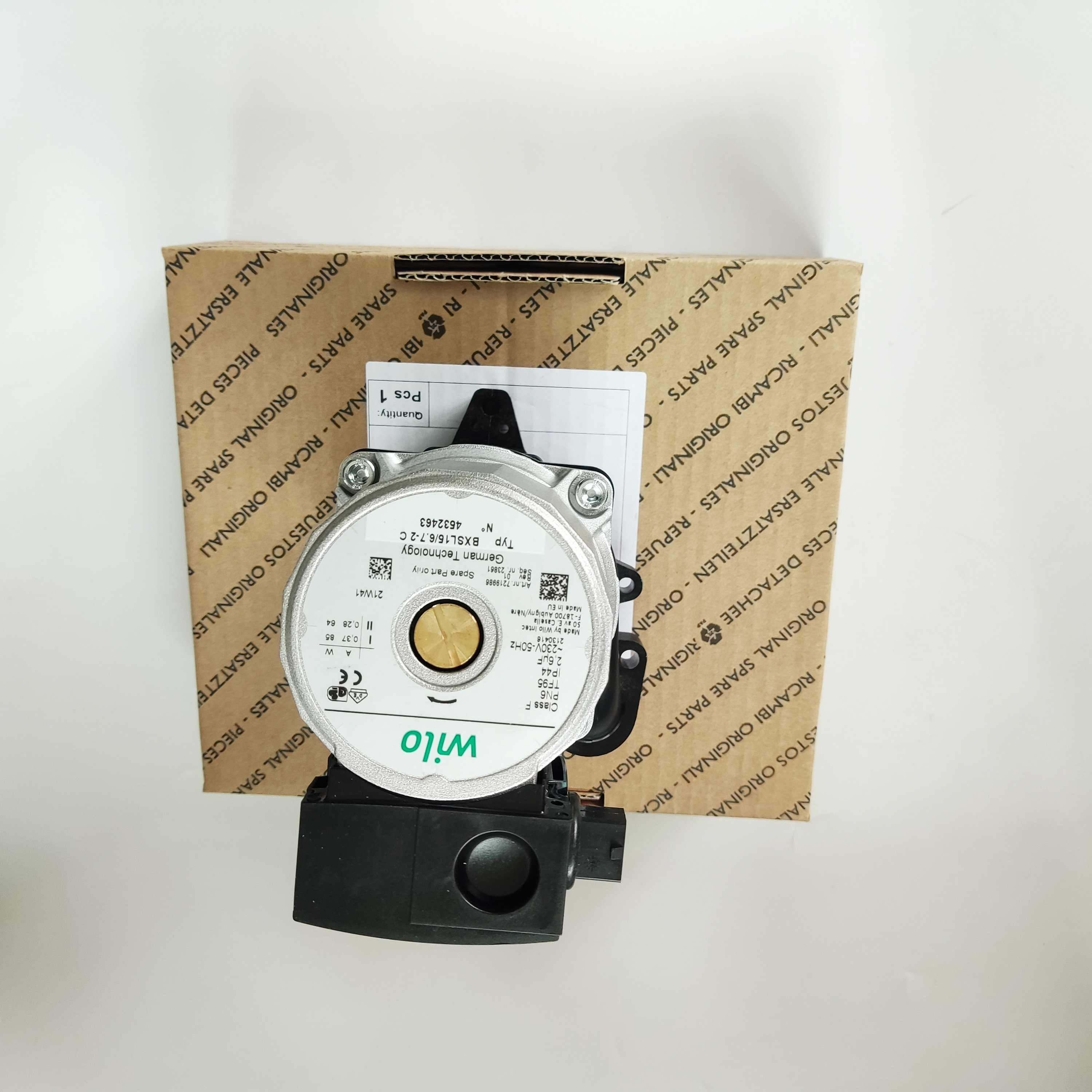 全新八喜BAXI夏贝德地氏燃气阀壁挂炉变频水泵循环泵电机 泵壳