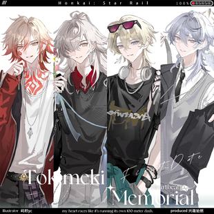 ACG崩坏星穹铁道星期日砂金万敌景元 吧唧拍立得镭射票