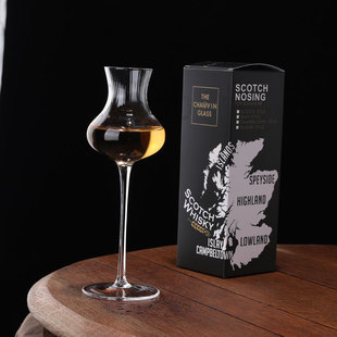 初云无铅水晶玻璃闻香酒杯 威士忌品鉴会试酒杯高脚冰鸡尾酒酒杯