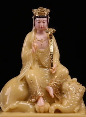 文殊菩萨寺庙摆件佛像