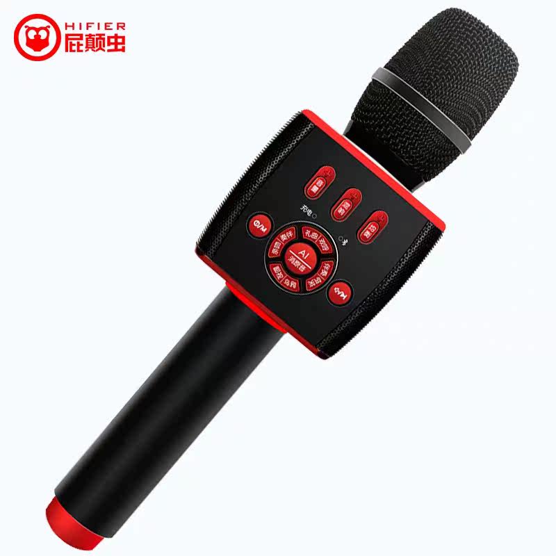 hifier/屁颠虫X39无线话筒音响一体手机全民无线直播录歌声卡