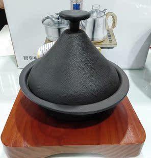 户外烧烤盘野炊煎盘铸铁烤盘鱼盘塔吉锅铁板烧生铁鱼形奇剑佳卓