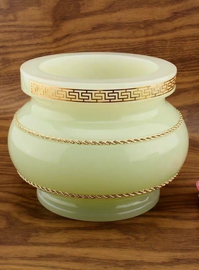 佛前琉璃素面檀香炉寺庙汉白玉