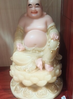 财神爷供奉摆件莲花座