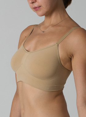 Seamless Sculpt Bralette高强度支撑无缝束身文胸大码薄款内衣