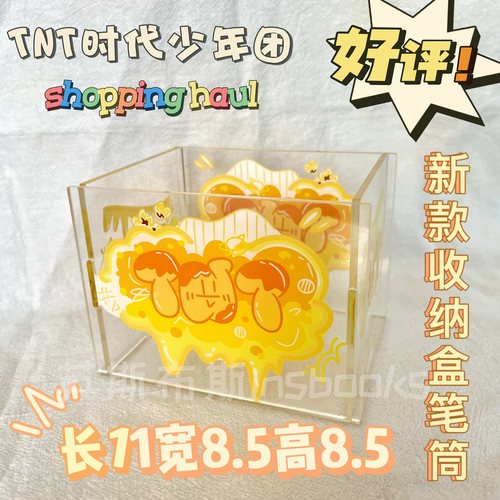 原创饭制tnt时代少年收纳盒笔筒