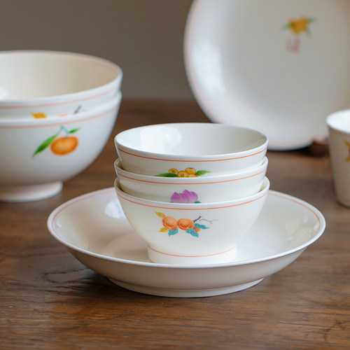 曼叙陶瓷家用中式早餐盘子