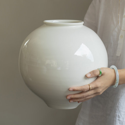 曼叙花瓶摆件客厅插花陶瓷花器