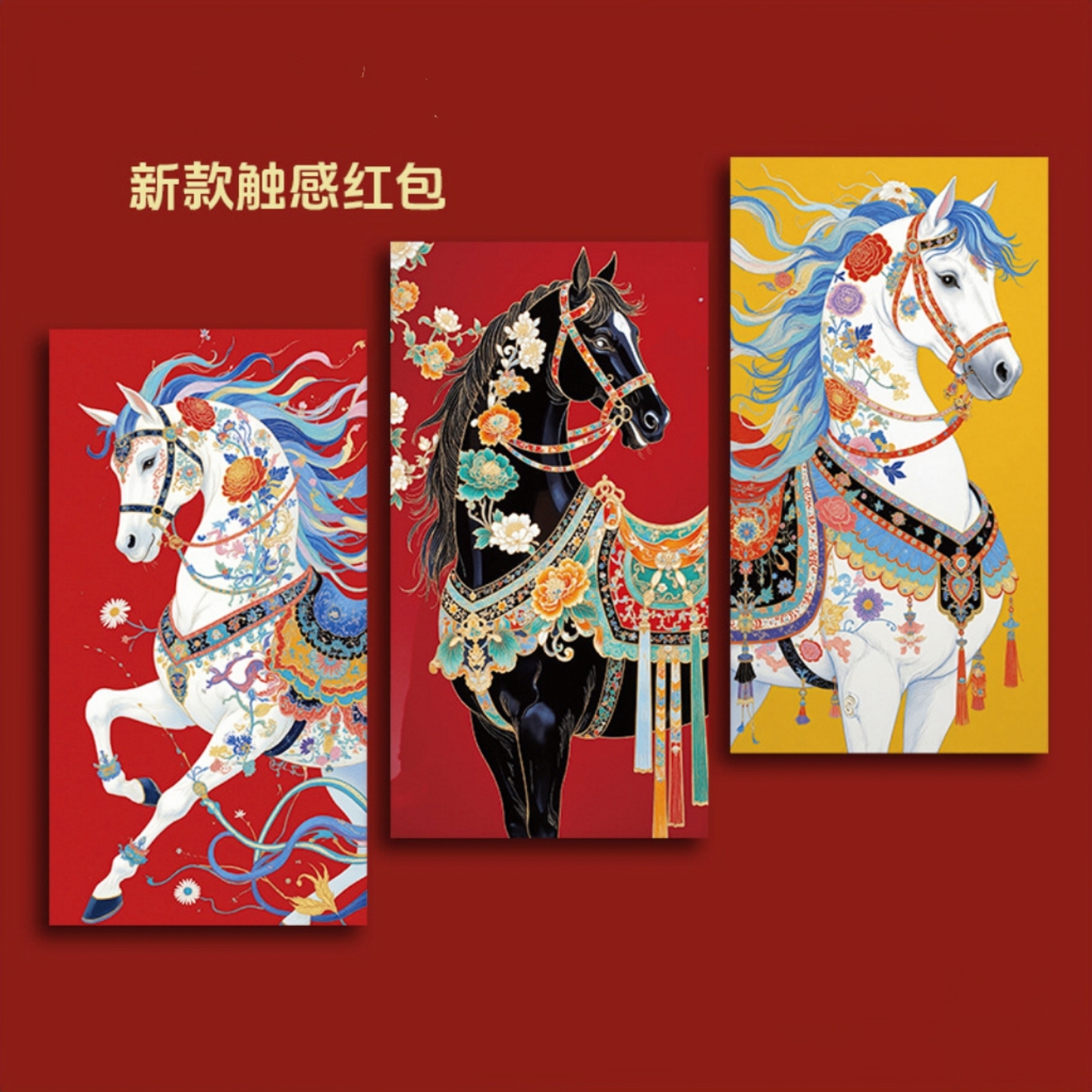 高档触感纸国潮风创意中式利是封