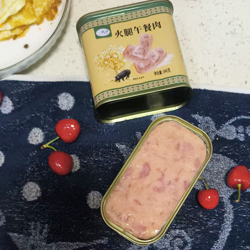 天泰北方午餐肉罐头早餐三明治火腿猪肉罐头韩式部队火锅食材泡面