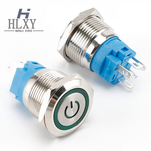 HLXY19MM金属按钮防水开关防水