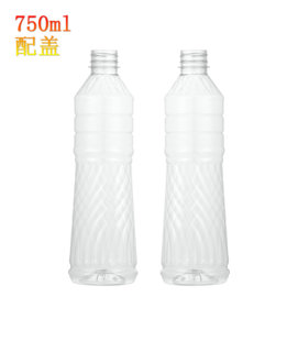 直销新款 750ml一次性PET塑料空瓶凉茶保鲜瓶750ML小半腰矿泉水瓶