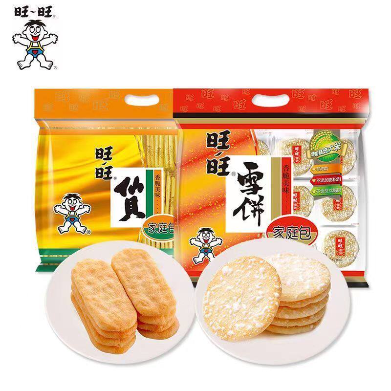 旺旺仙贝雪饼400g整袋图片