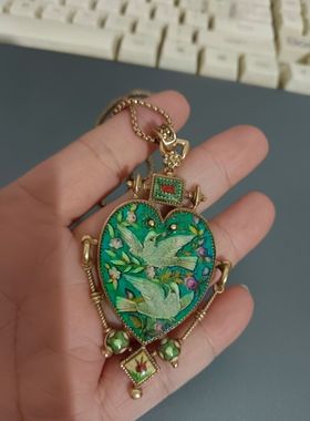 欧美饰品中古vintage回流独款复古项链设计感小众高级感送礼项链