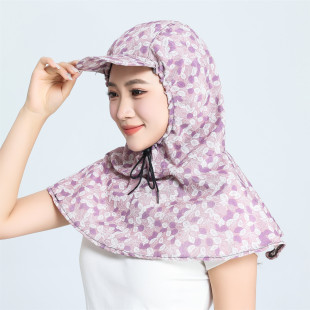 薄款 防尘男女松紧套头工作劳保防防尘帽子打磨防护帽工人披肩帽