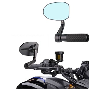 S1000R改装手把后视镜 拿铁pure纯铜端子镜F900R车把镜广角凸面镜