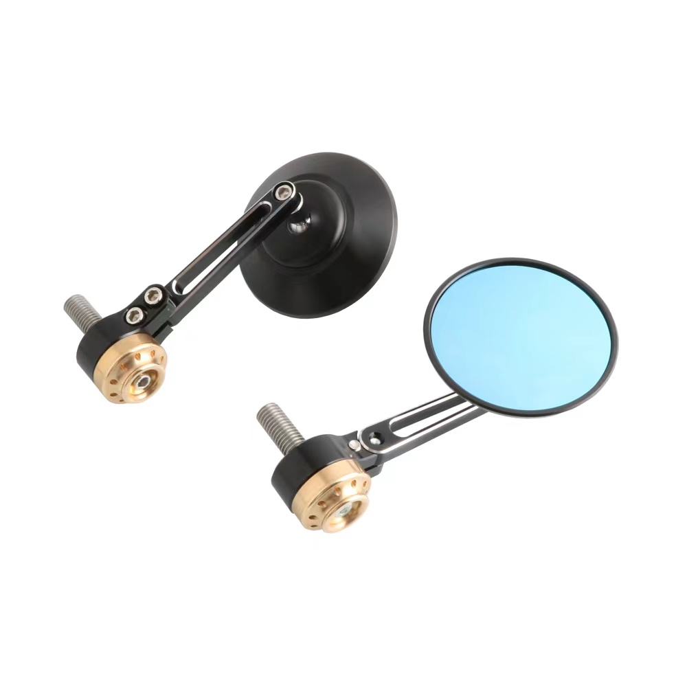 适用大脚怪手把后视镜纯铜端子镜